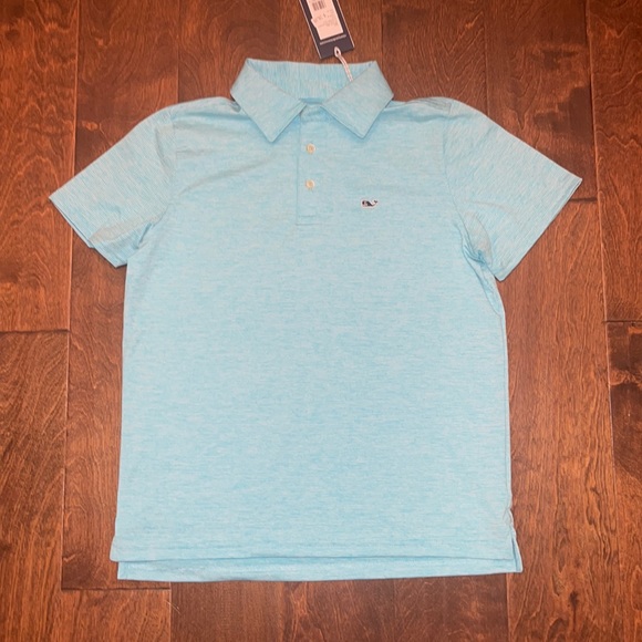 NWT Vineyard Vines Boys Performance Polo M (12/14) price is firm